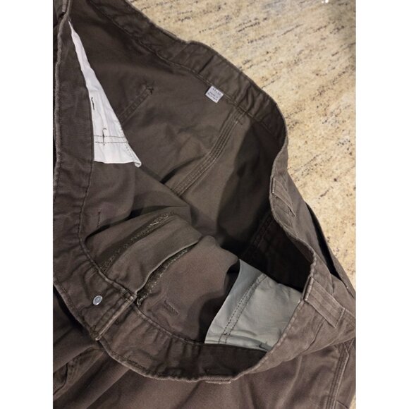 Carhartt Pants Utility Men 44x32 Brown Cotton Canvas Carpenter Work B324 DFE - Picture 6 of 11